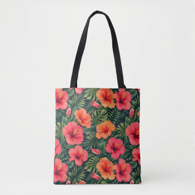 Lebendige tropische Hibiskusblüten (Vorderseite)