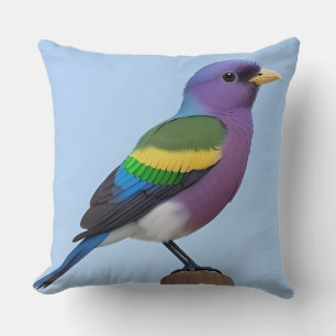 Lebendige tropische Vogel-Geschenkidee Wildlife-De Kissen