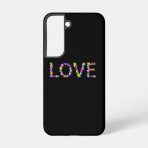 Lebendige Typografie Inspirierend Frieden Liebe Samsung Galaxy Hülle