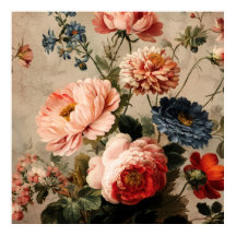 Lebendige Vintage-Blumenarrangement