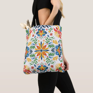 Lebendige Volkskunst Blumenmuster-Tasche   Traditi