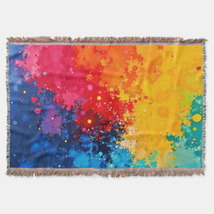 Lebendige Wasserfarben-Chaos-Kunst Decke