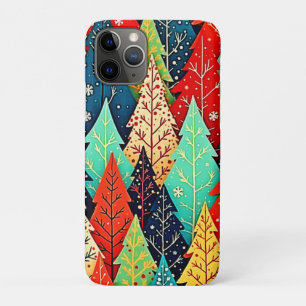 Lebendige Weihnachtsbaum-Muster-Kunst Case-Mate iPhone Hülle