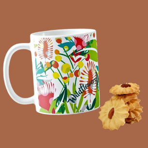 Lebendige Wildblumen-Kunst-Kaffeetasse Kaffeetasse
