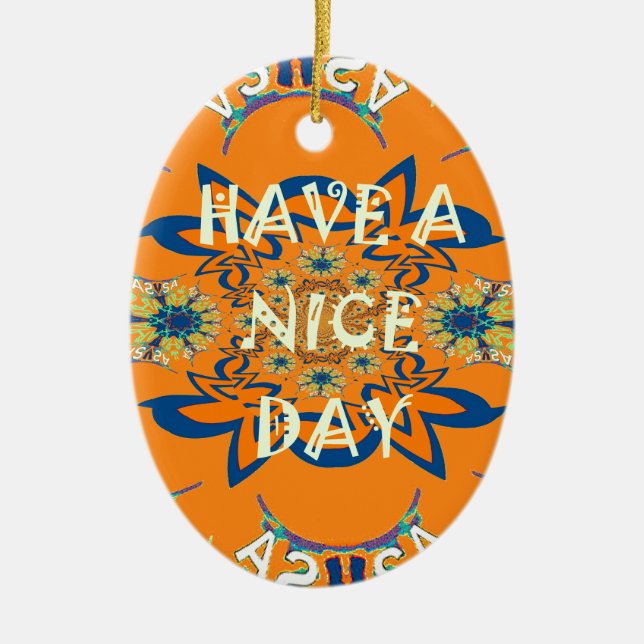 Lebendige Wünsche: Ein schönes Design für Kunstdru Keramikornament (Vorne)