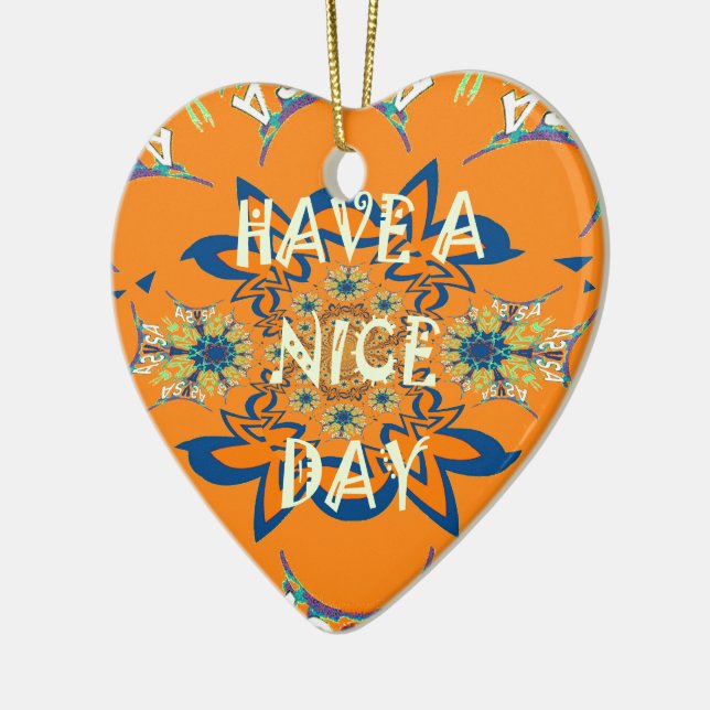 Lebendige Wünsche: Ein schönes Design für Kunstdru Keramikornament (Links)