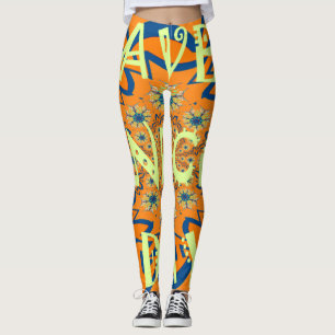 Lebendige Wünsche: Ein schönes Design für Kunstdru Leggings