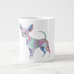 Lebendiger Chihuahua Riesentasse Jumbo-Tasse