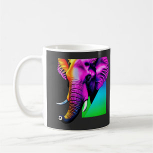 Lebendiger Elefant-Topflappen Glasuntersetzer Gesc Kaffeetasse