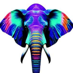 Lebendiger Elefanten-Untersetzer aus Glas Geschenk Trinkflasche