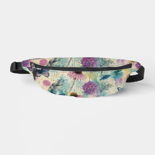 Lebendiger Floraler Aquatischer Traum Bauchtasche