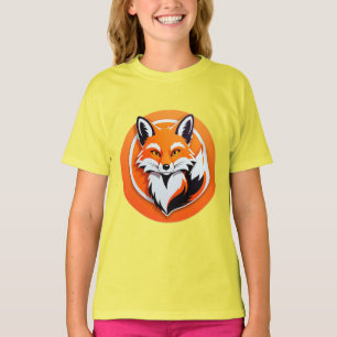 Lebendiger Fuchskopf T-Shirt