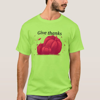 Lebendiger Herbst - Dank sagen T-Shirt