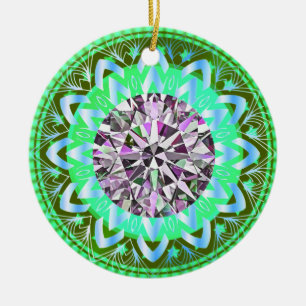 Lebendiger Keramik-Kreis-Ornament Keramik Ornament
