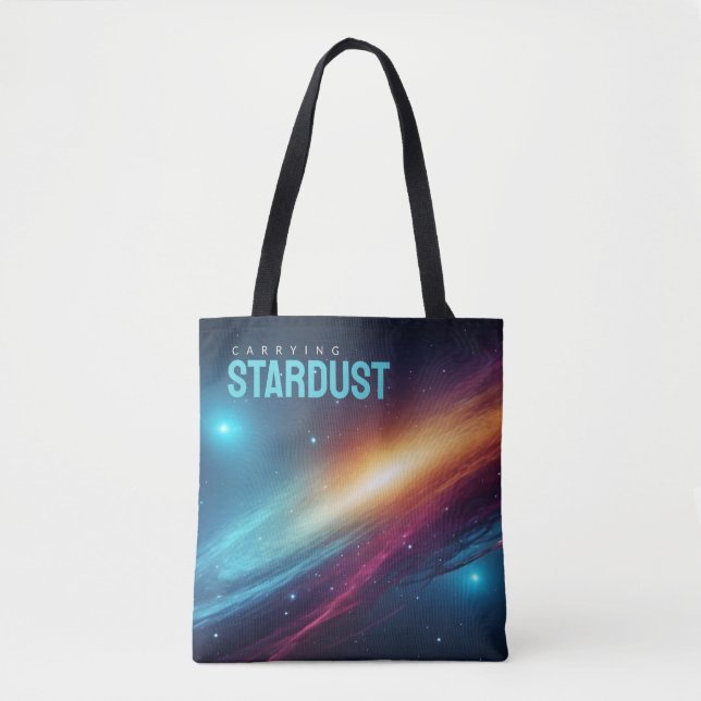 Lebendiger leuchtender Nebel Abstrakte Neon-Galaxi (Vorderseite)