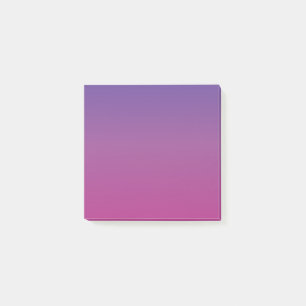 Lebendiger lila bis rosa Farbverlauf Post-it Klebezettel
