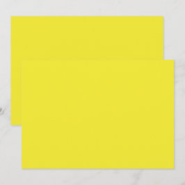 Lebendiger massiver gelber Hintergrund  Dankeskarte