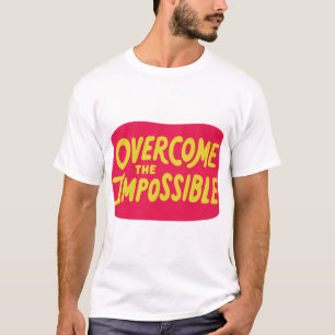 Lebendiger Motivationsaufkleber. T-Shirt