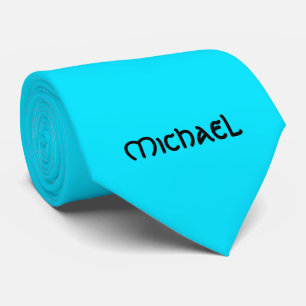 Lebendiger neon fluoreszierender blauer keltischer krawatte