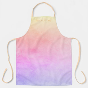 Lebendiger Ombre-Regenbogen-Mix Schürze