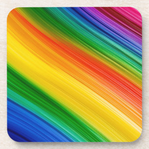 Lebendiger Regenbogen der Farben Getränkeuntersetzer