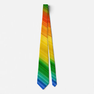 Lebendiger Regenbogen der Farben Krawatte