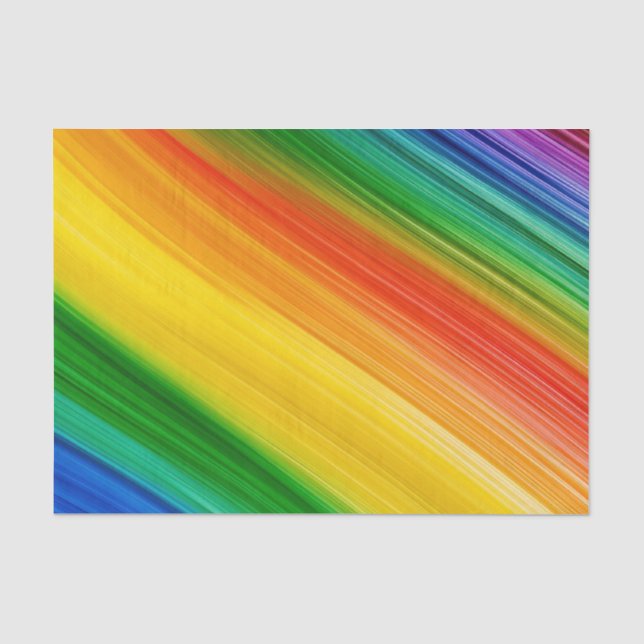 Lebendiger Regenbogen der Farben Seidenpapier (Vorderseite)