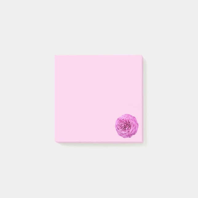 Lebendiger Rosa Rosen Ausschnitt Post-it Klebezettel (Vorderseite)