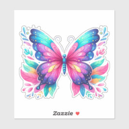lebendiger Schmetterling Aufkleber