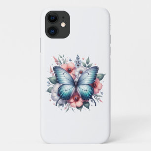 Lebendiger Schmetterlings-Blumenstrauß Art-96283 Case-Mate iPhone Hülle