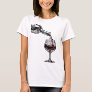Lebendiger Silber-ABSTRACT ART-Fashiondruck v4 T-Shirt
