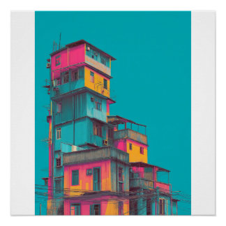 "lebendiger Stadtprint" Poster