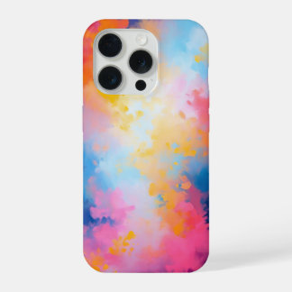 Lebendiges Abstrakt – Kräftiges Rosa iPhone 15 Pro Hülle