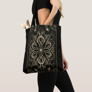 Lebendiges abstraktes Floral Gold