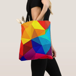 Lebendiges abstraktes geometrisches Flussdesign