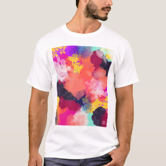 Lebendiges abstraktes Kunst-T-Shirt T-Shirt
