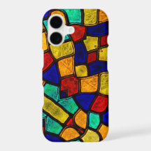 Lebendiges Bleiglas-Abstrakt-Mosaik