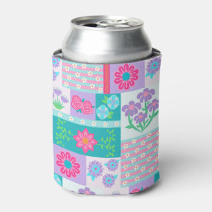 Lebendiges blühendes Blumen-Design Dosenkühler