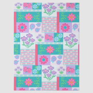 Lebendiges blühendes Blumen-Design Seidenpapier