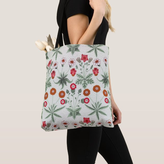 Lebendiges Blumenmuster bunte Blumen (Von Nahem)