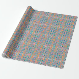 Lebendiges Boho-Abstraktes Schmetterlingseffekt-Mu Geschenkpapier