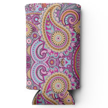 Lebendiges Boho-Paisley-Blumenmuster | Farbige Kun
