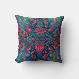 Lebendiges Boho-Paisley-Wurfkissen Kissen