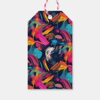 Lebendiges Chaos-Spritz-Graffiti Geschenkanhänger