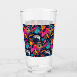 Lebendiges Chaos-Spritz-Graffiti Glas