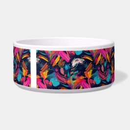 Lebendiges Chaos-Spritz-Graffiti Napf