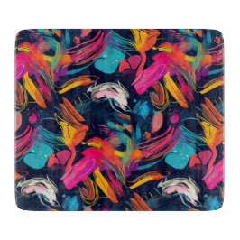 Lebendiges Chaos-Spritz-Graffiti Schneidebrett