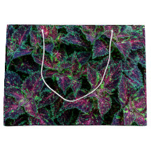 Lebendiges Coleus-Blattmuster.
