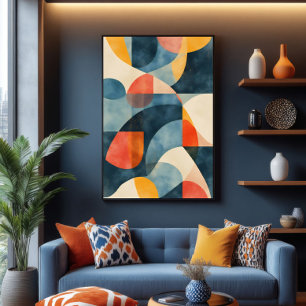 Lebendiges dimensionales Prisma Leinwanddruck