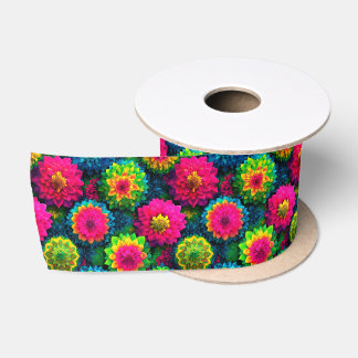 Lebendiges Diwali-Diya-Glow-Einwickelpapier Satinband